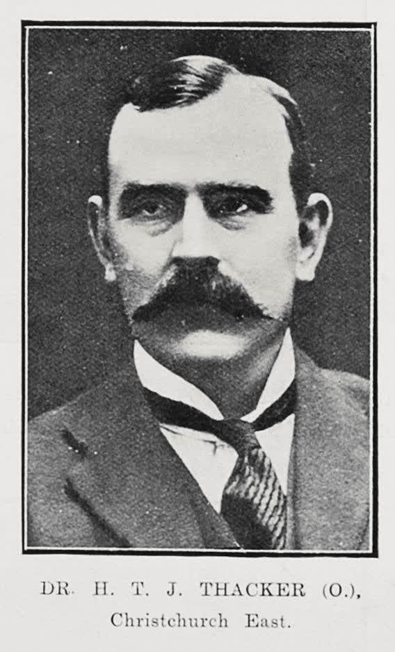 Dr H T J Thacker (O.), Christchurch East, 1914