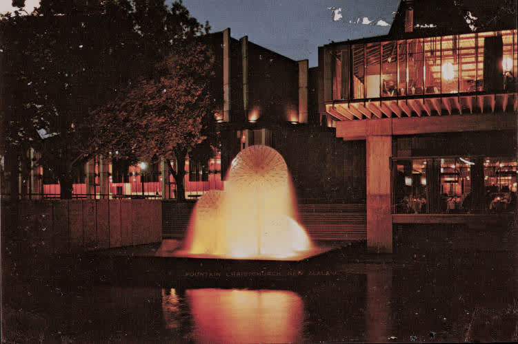 Ferrier Fountain, Christchurch, 1970
