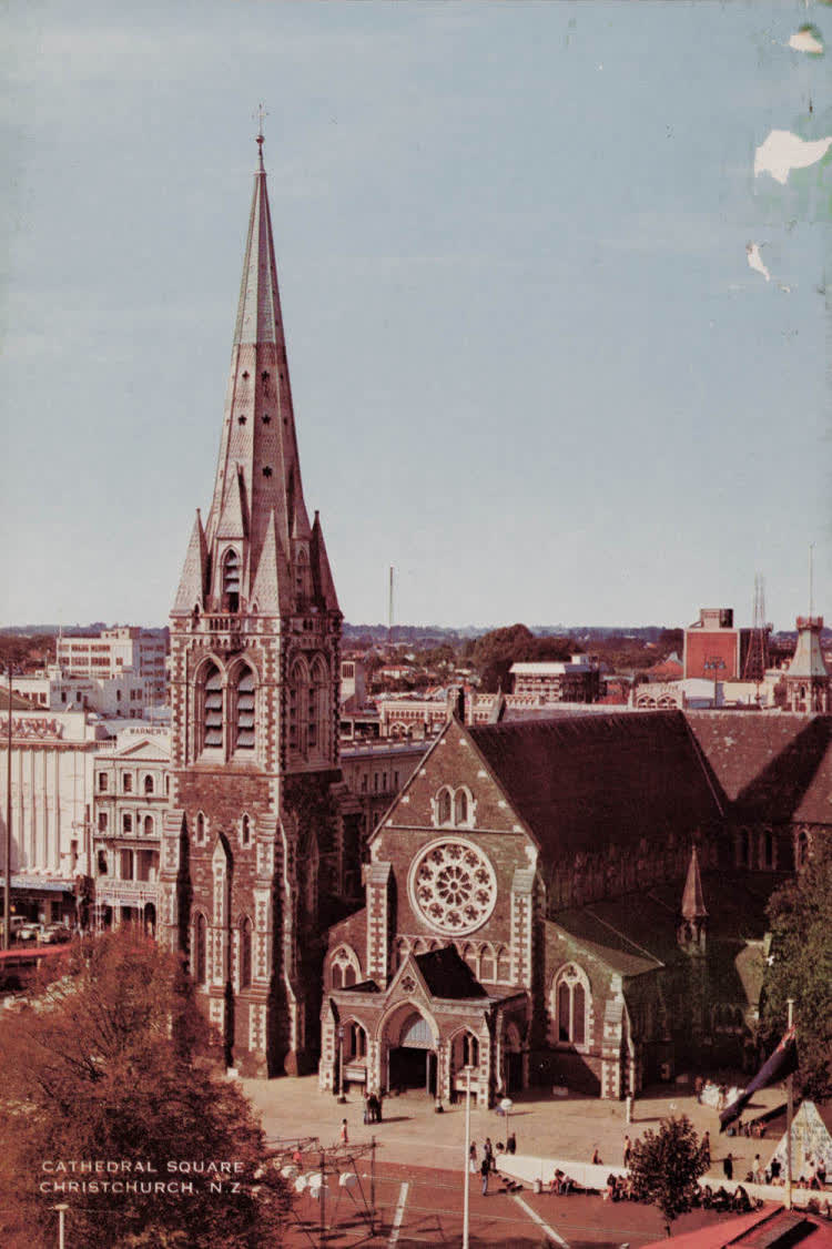 Christchurch Cathedral, Cathedral Square, 1960
