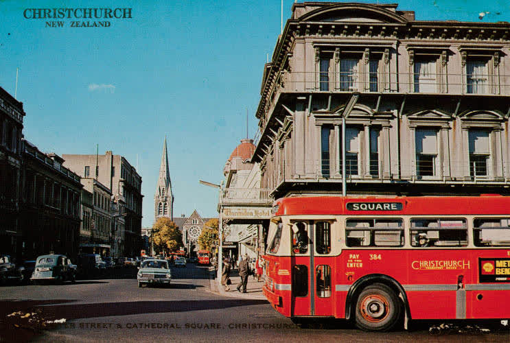 Worcester Street, Christchurch, 1960