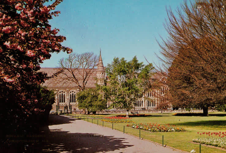 Christchurch Botanic Gardens and Canterbury University, 1960