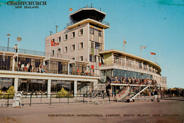 Christchurch International Airport, 1960