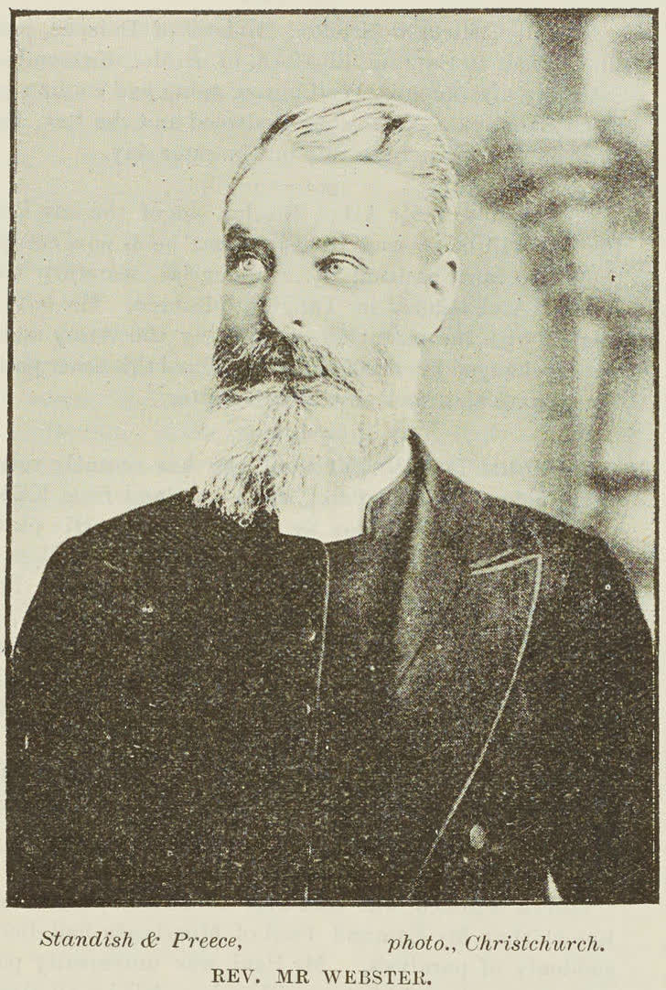 Rev. Mr Webster, 1893