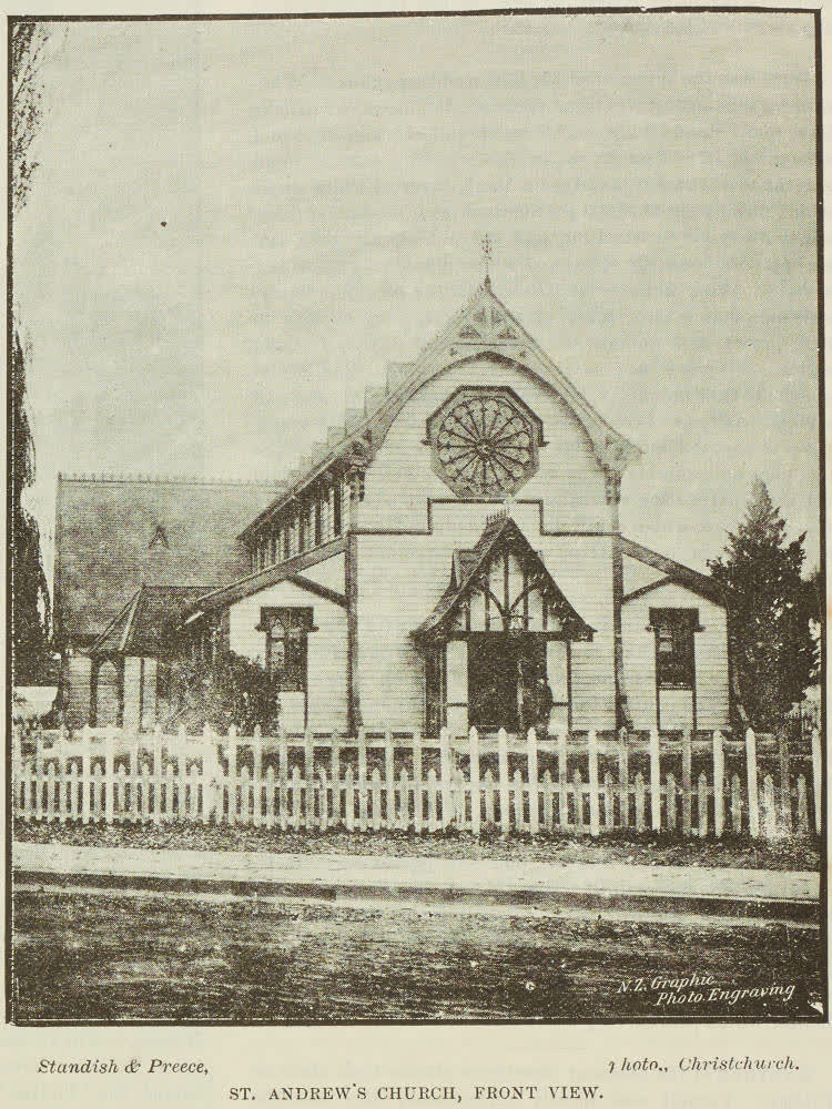 St Andrew's Church, Front View, 1893