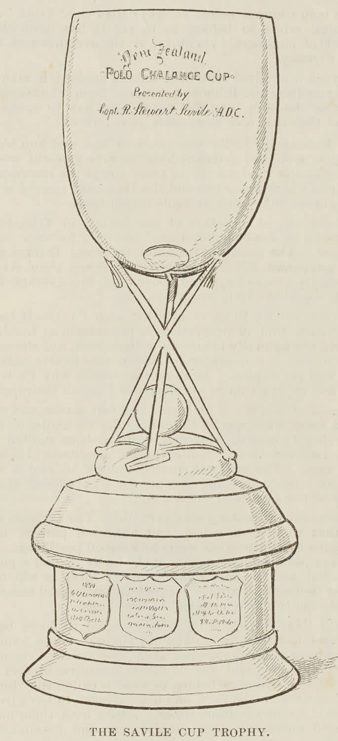 The Savile Cup trophy, 1893