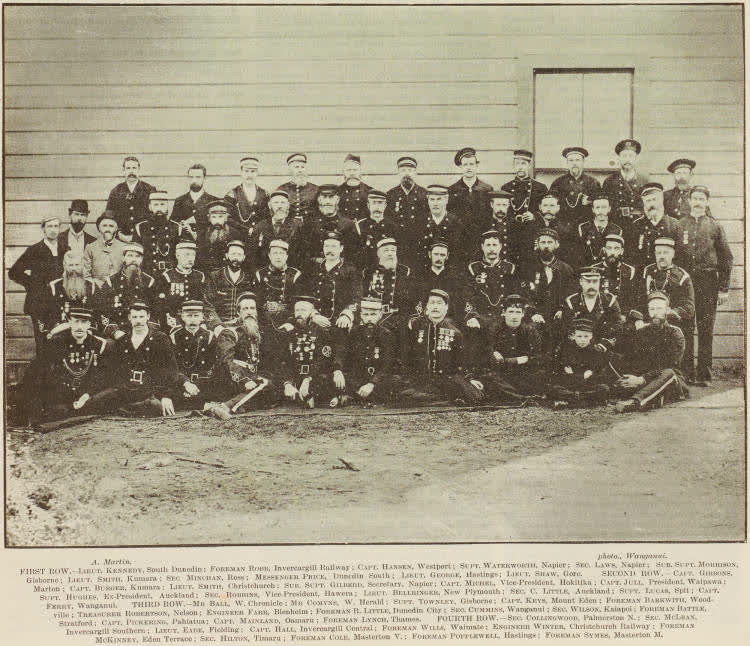 Fighters of the flames, 1893