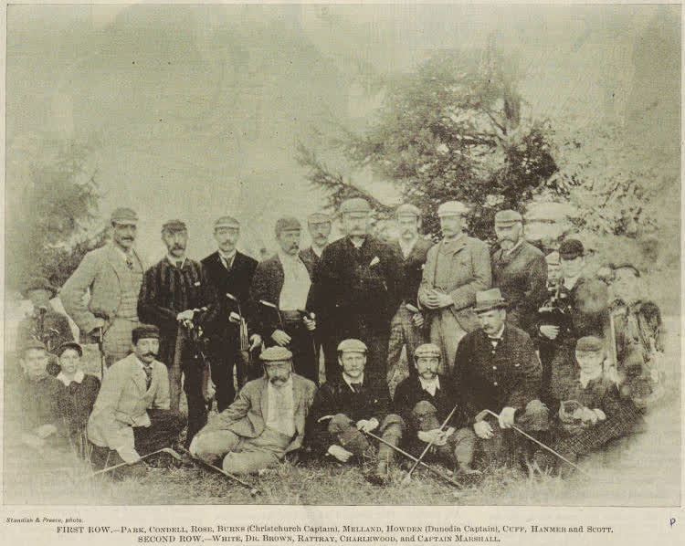 Golf tournament - Christchurch v. Dunedin, 1893