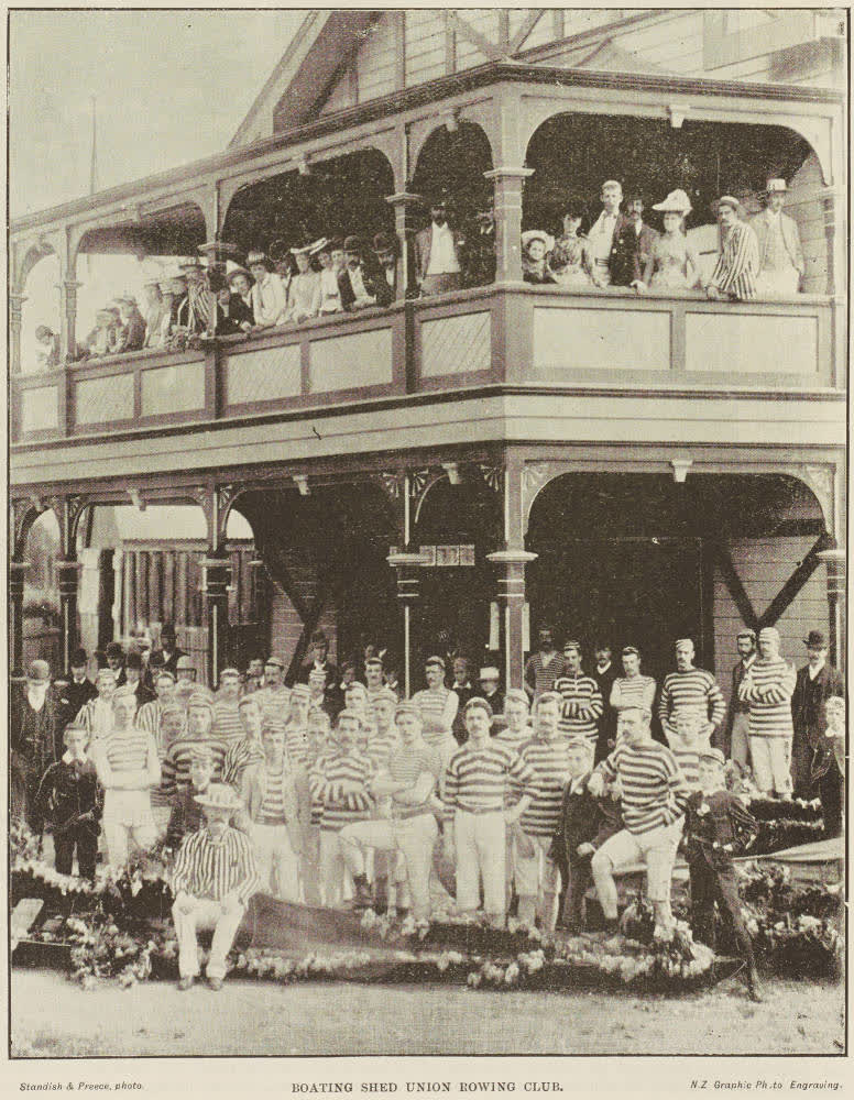 Boating shed Union Rowing Club, 1893