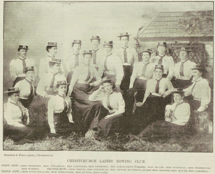 Christchurch Ladies' Rowing Club, 1893