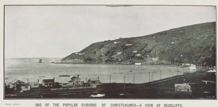 One of the popular suburbs of Christchurch - a view of Redcliffs, 1912