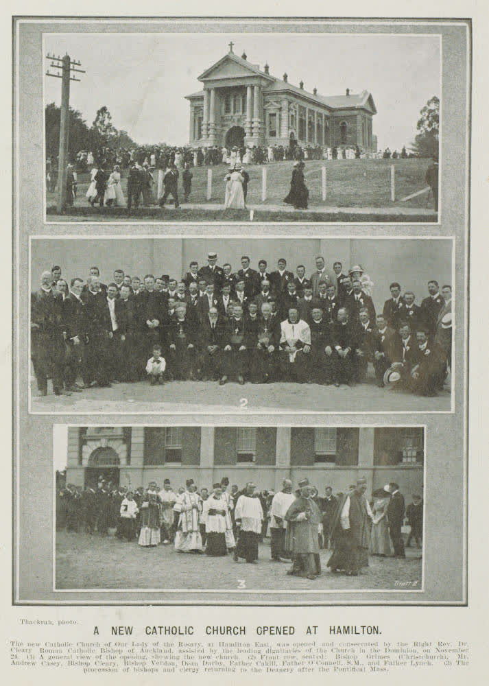 A new Catholic church opened at Hamilton, 1912
