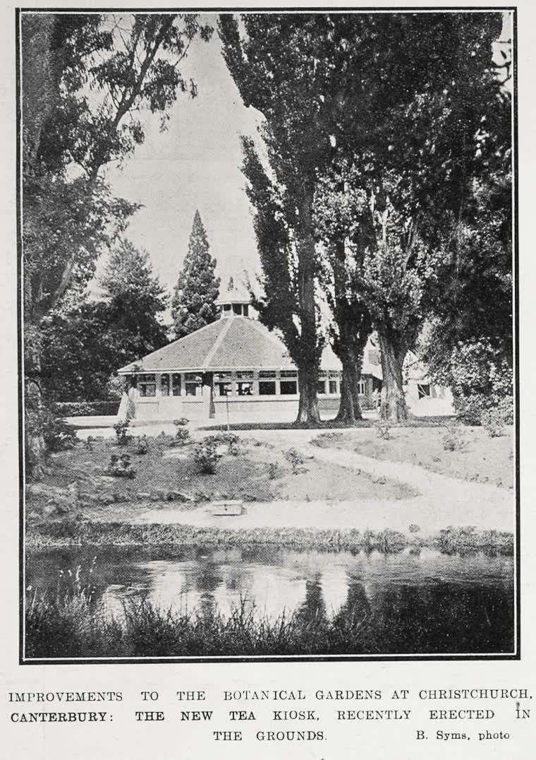 Improvements to the Botanical Gardens At Christchurch, Canterbury, 1923