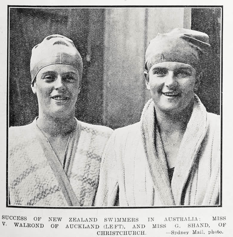 Success of New Zealand Swimmers In Australia, 1923