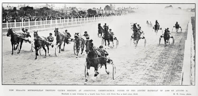 New Zealand Metropolitan Trotting Club's meeting at Addington, Christchurch, 1923
