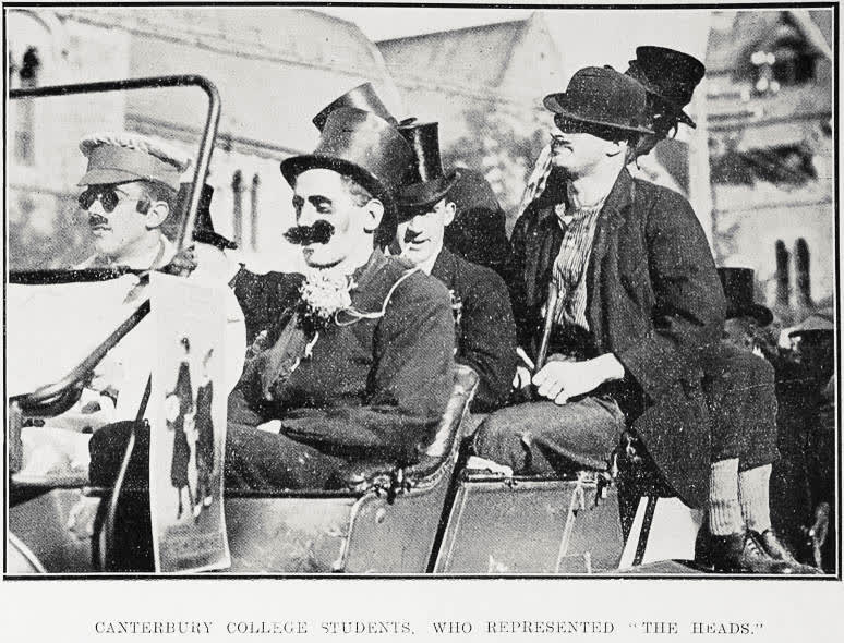 Canterbury college students, who represented ' the heads.', 1924