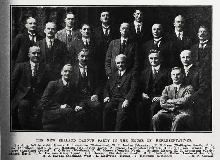 The New Zealand Labour Party in the House of Representative, 1924
