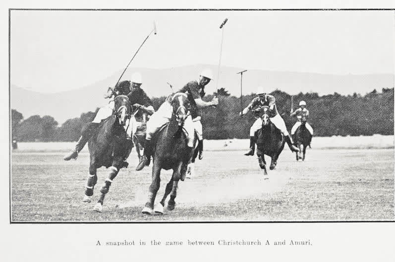 A snapshot in the game between Christchurch A and Amuri, 1925