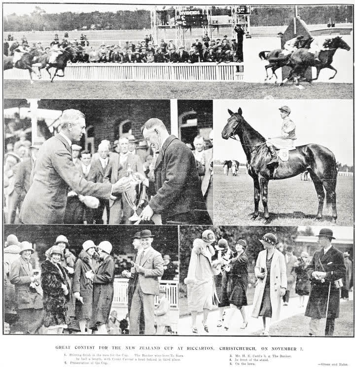Great Contest for the New Zealand Cup At Riccarton, Christchurch, on November 7, 1925