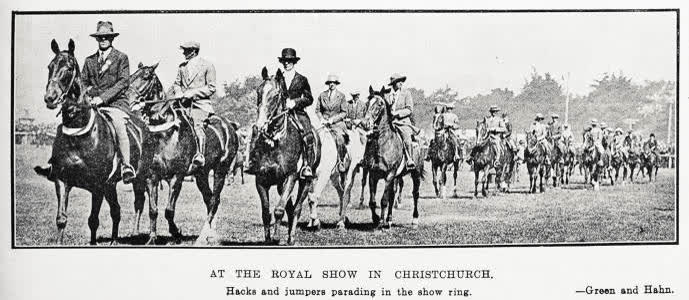 At The Royal Show In Christchurch, 1925