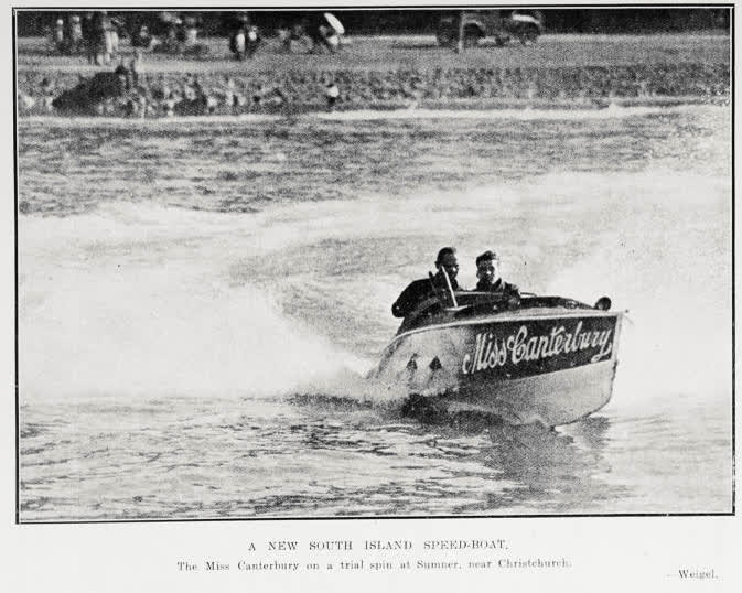 A new South Island speed boat, 1926