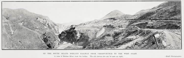 On The South Island Midland Railway From Christchurch to the West Coast, 1926