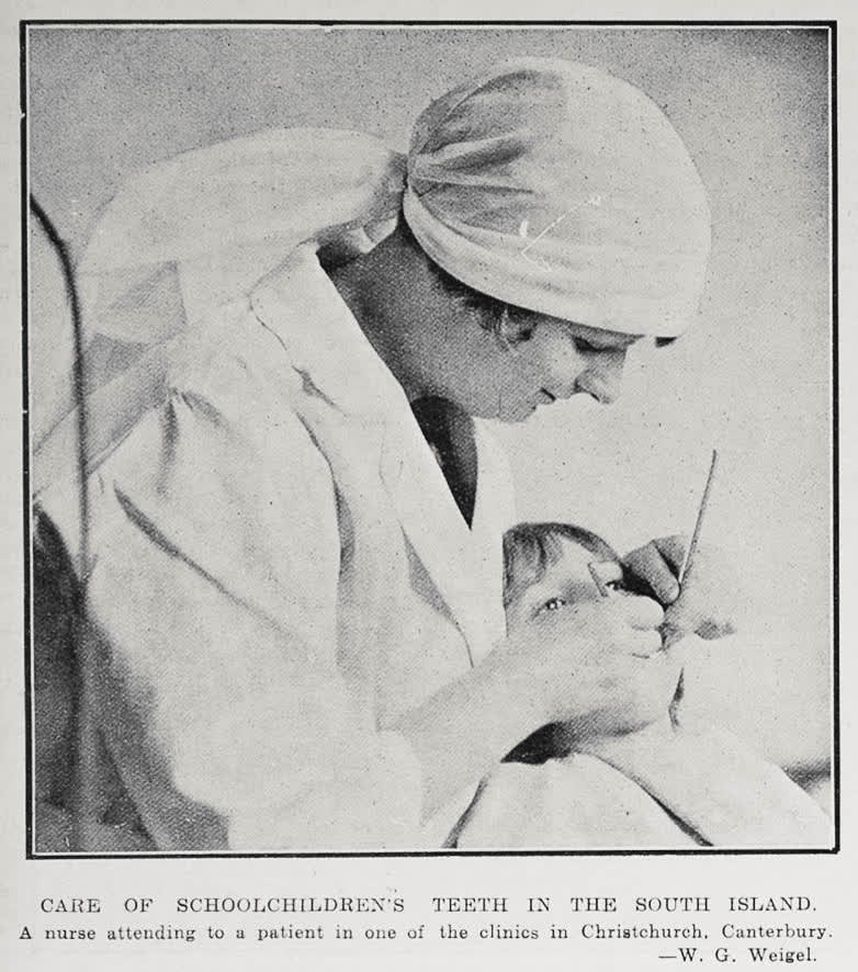 Care of schoolchildren's teeth in the South Island, 1926