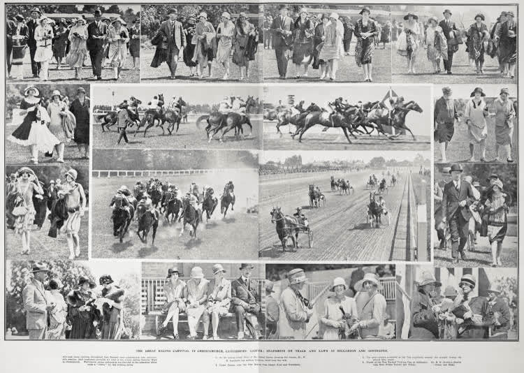 The Great Racing Carnival In Christchurch, Canterbury, 1926