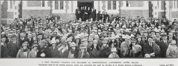 A New Training College For Teachers At Christchurch, Canterbury, South Island, 1927