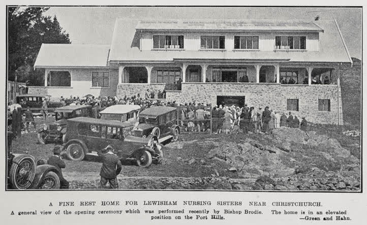 A Fine Rest Home For Lewisham Nursing Sisters Near Christchurch, 1927