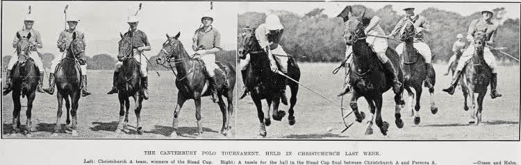 The Canterbury Polo Tournament, Held In Christchurch Last Week, 1928