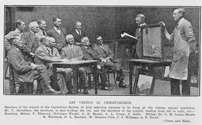 Art Critics In Christchurch, 1928