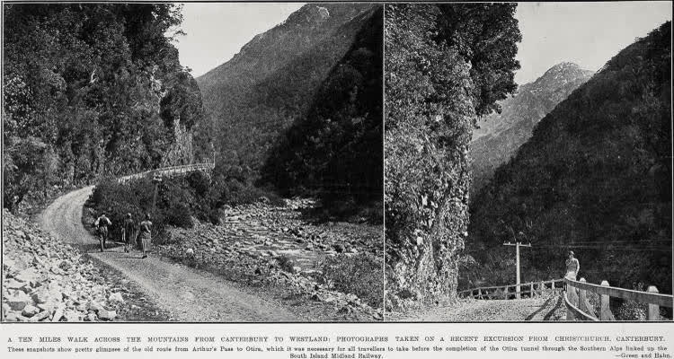 A Ten Miles Walk Across The Mountains From Canterbury To Westland, 1928