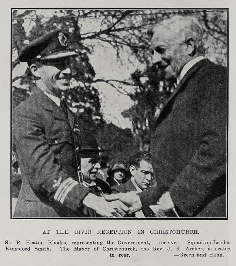 At The Civic Reception In Christchurch, 1928