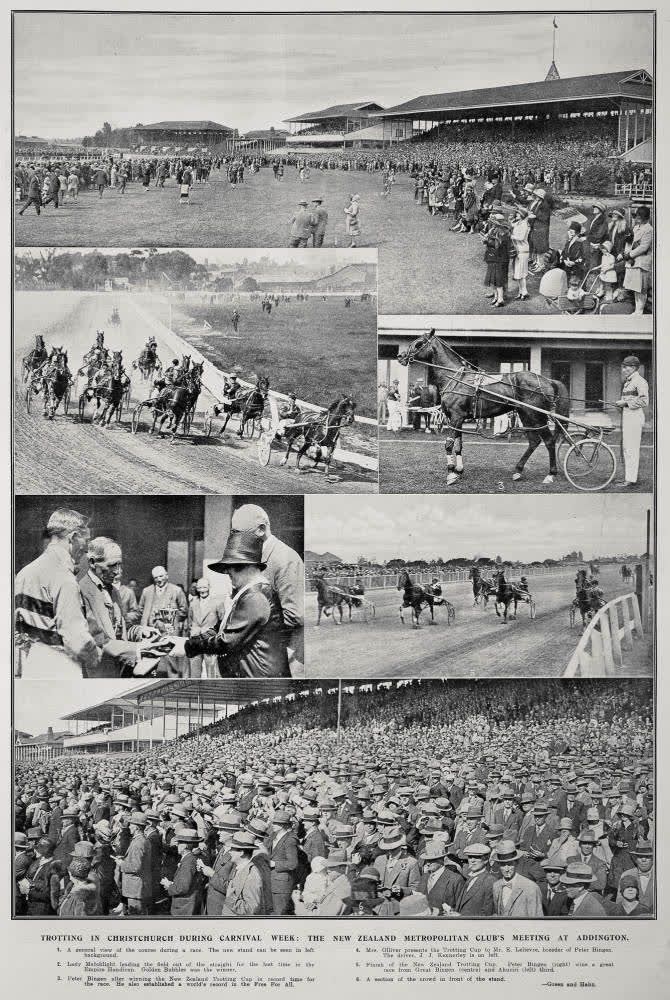 Trotting In Christchurch During Carnival Week: The New Zealand Metropolitan Club's Meeting At Addington, 1928