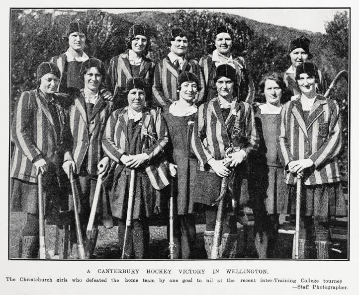 A Canterbury hockey victory in Wellington, 1929