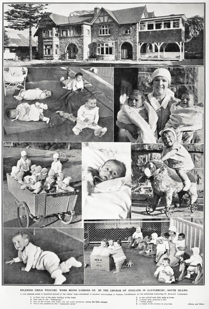 Splendid child welfare work being carried on by the Church of England in Canterbury, South Island, 1929