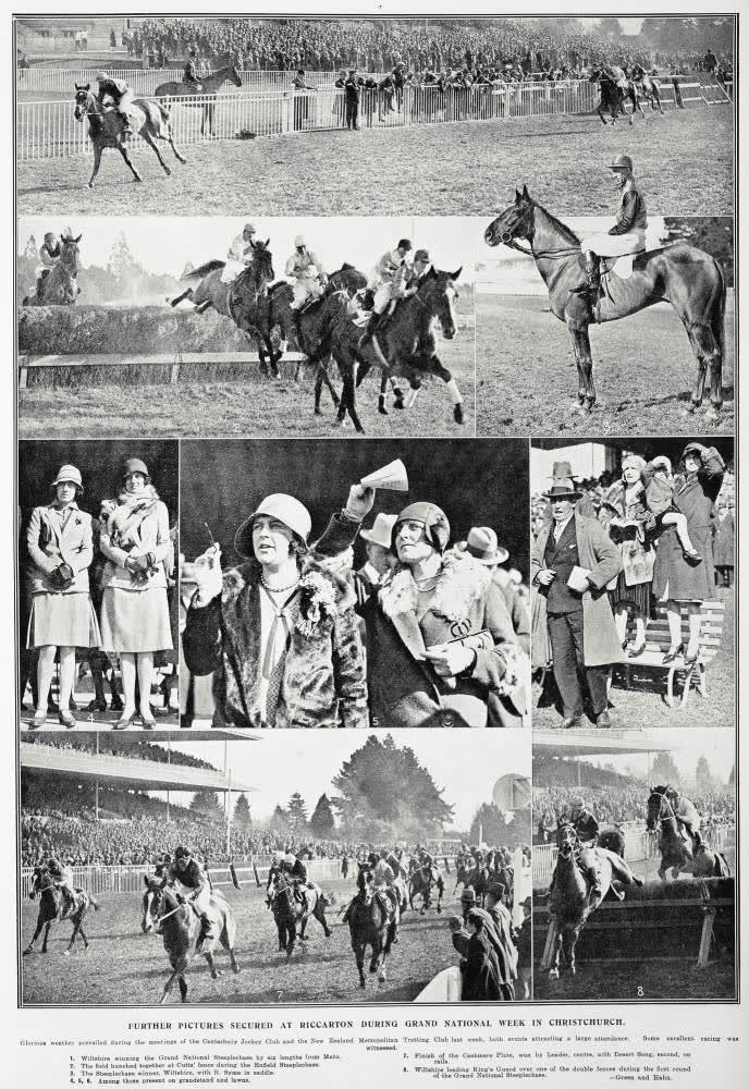 Further pictures secured at Riccarton during Grand National Week in Christchurch, 1929
