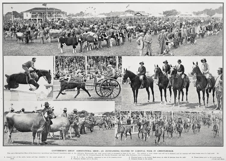 Canterbury's great agricultural show: an outstanding feature of carnival week in Christchurch, 1929