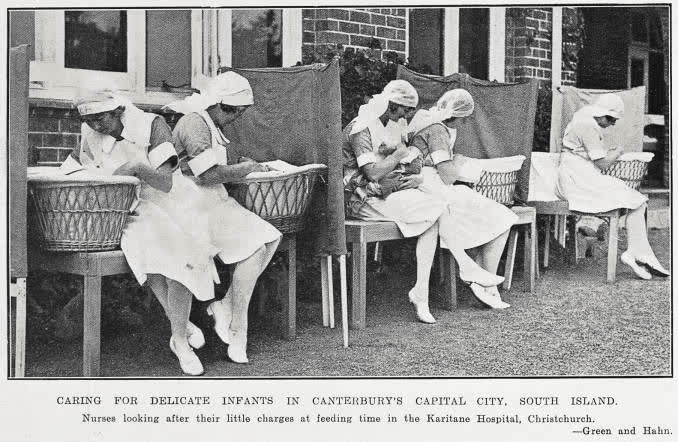 Caring for delicate infants in Canterbury's capital city, South Island, 1930