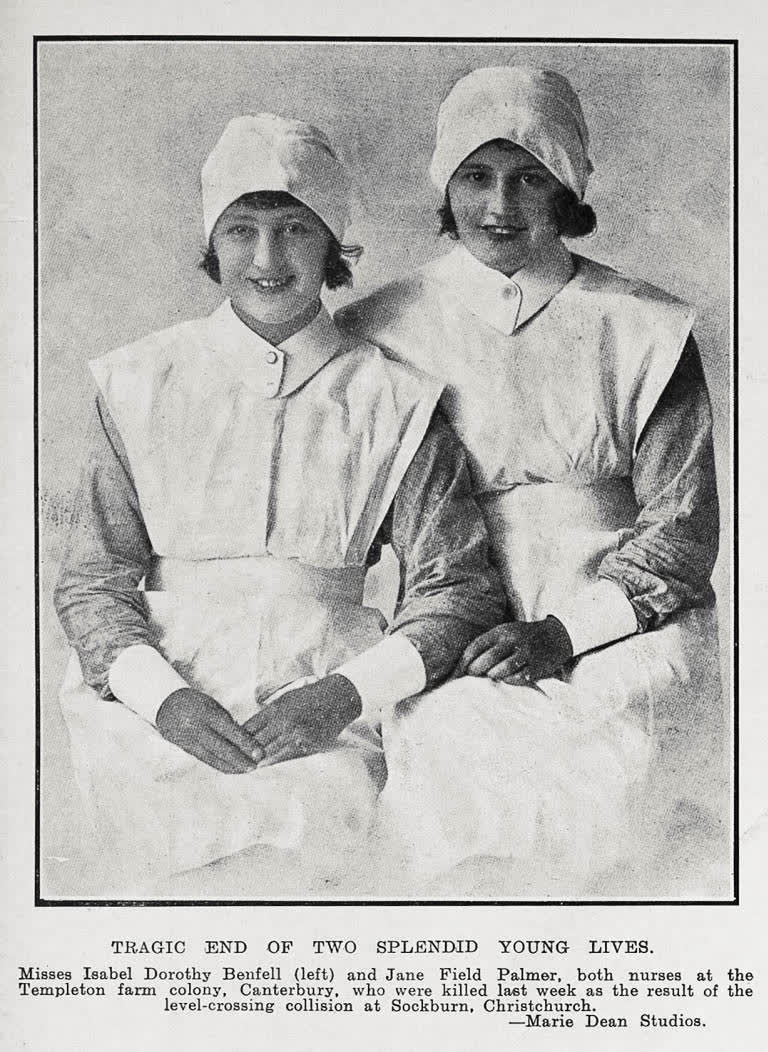 Tragic end of two splendid young lives, 1930
