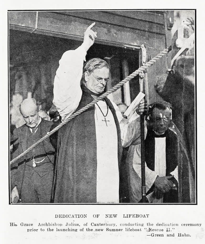Dedication of new lifeboat, 1930
