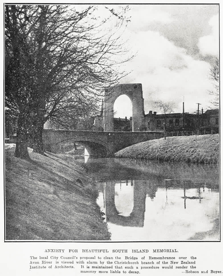 Anxiety for beautiful South Island memorial, 1930