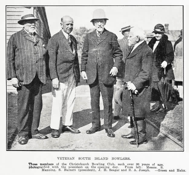 Veteran South Island bowlers, 1930