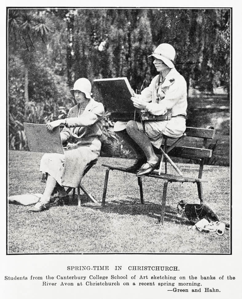 Spring-Time In Christchurch, 1930