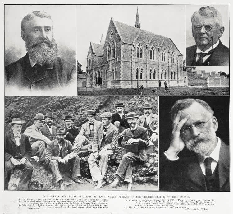 Old scenes and faces recalled by last week's jubilee of the Christchurch Boys' High School, 1931