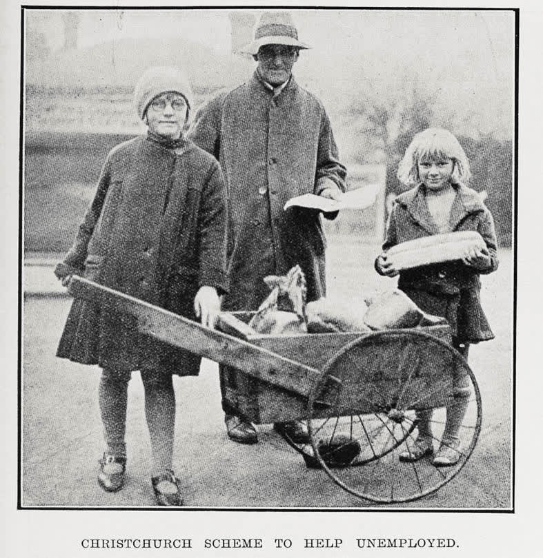 Christchurch scheme to help unemployed, 1931