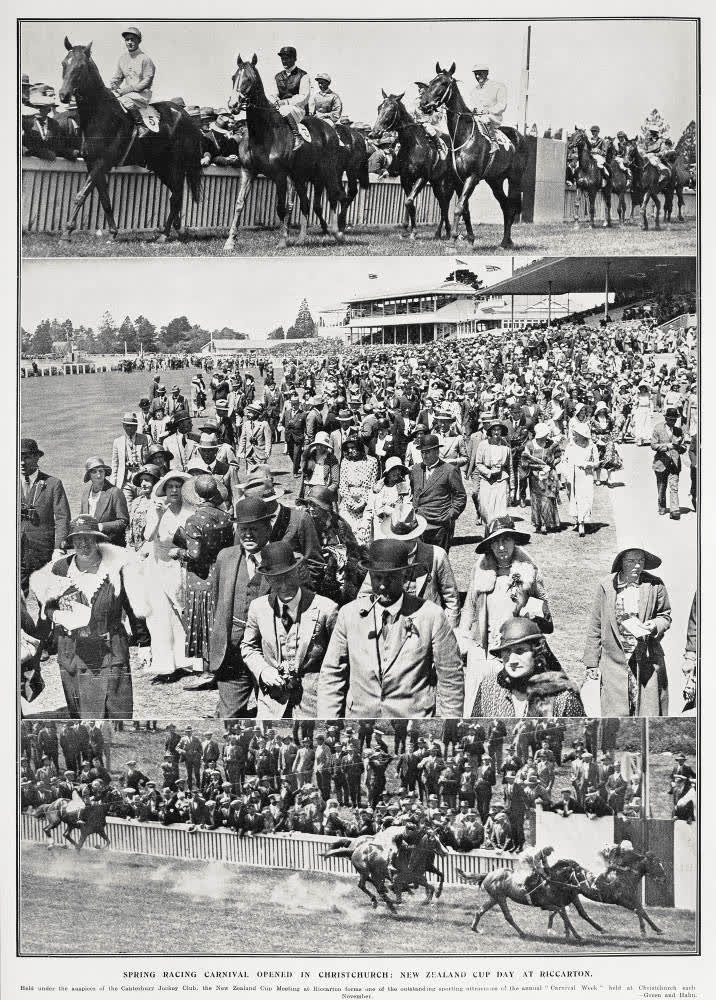 Spring Racing Carnival Opened In A Christchurch: New Zealand Cup Day At Riccarton, 1931