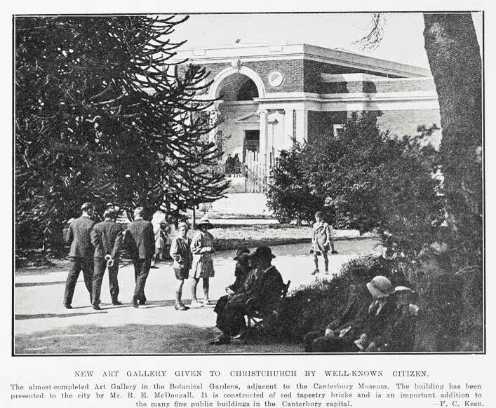 New Art Gallery Given To Christchurch By Well-Known Citizen, 1931