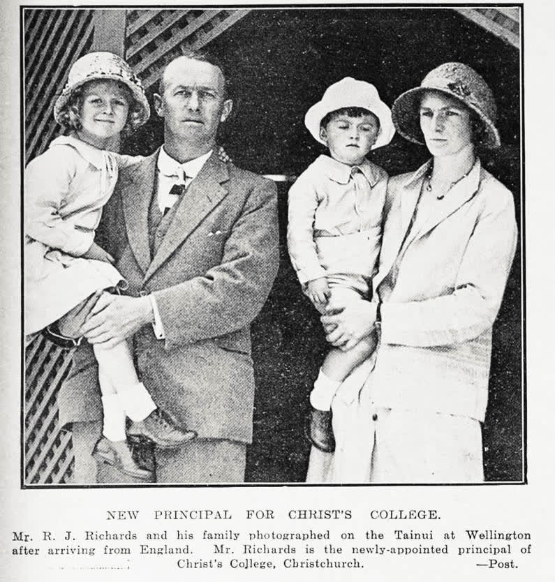 New principal for Christ's College, 1932
