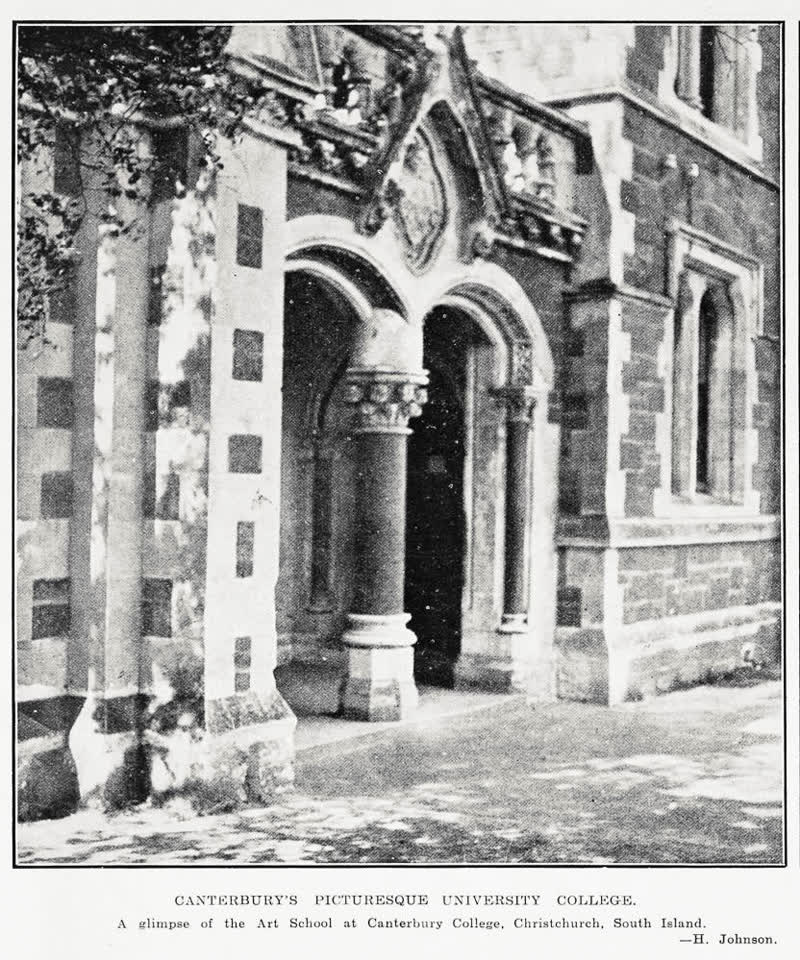 Canterbury's picturesque university college, 1932